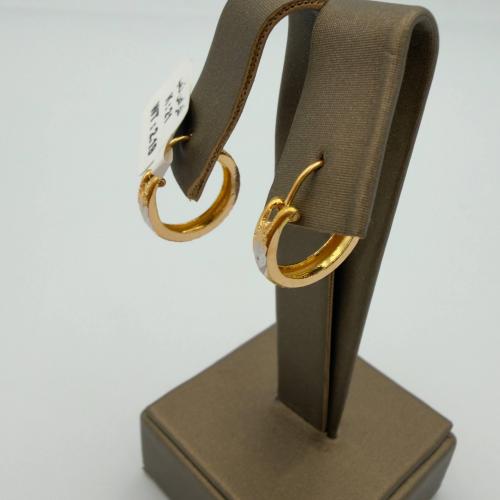 حلق ذهب عيار 21