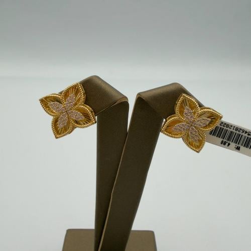 حلق ذهب عيار 18