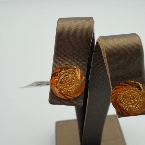 حلق ذهب عيار 21