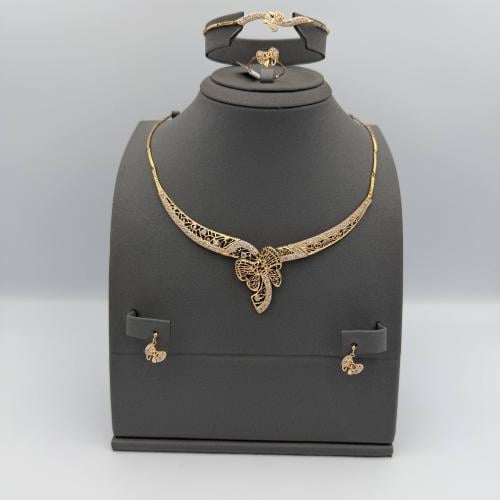 طقم ذهب عيار 21