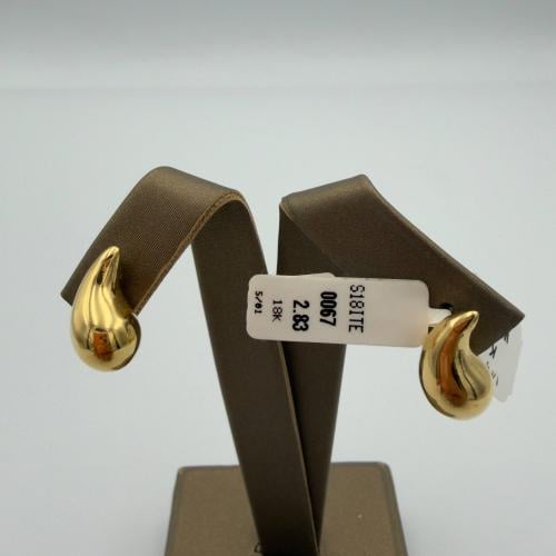 حلق ذهب عيار 18