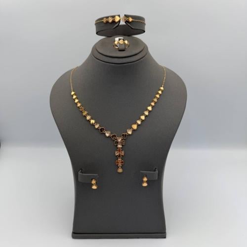 طقم ذهب عيار 21