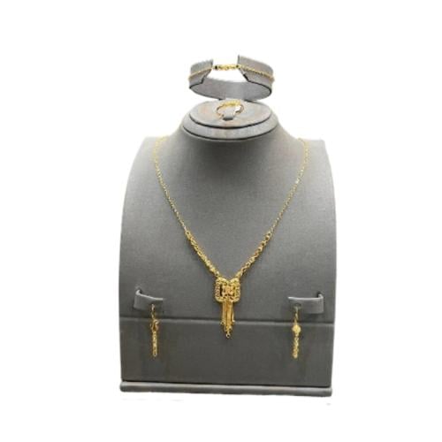 طقم ذهب عيار 21