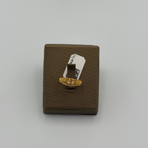 خاتم ذهب عيار 21