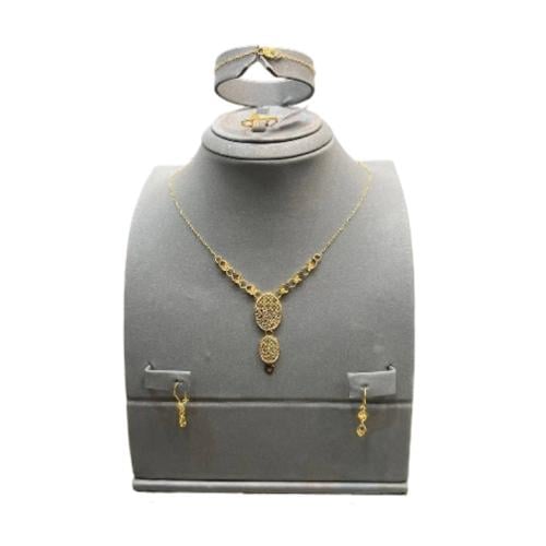 طقم ذهب عيار 21