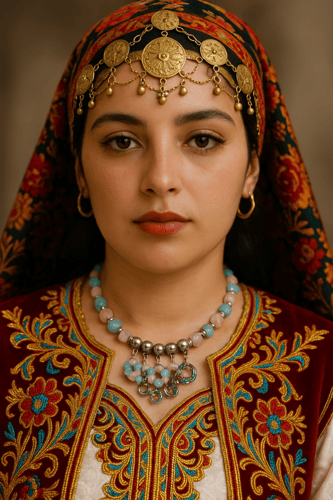 عقد التيلة الانيق بتفاصيل مبتكرة