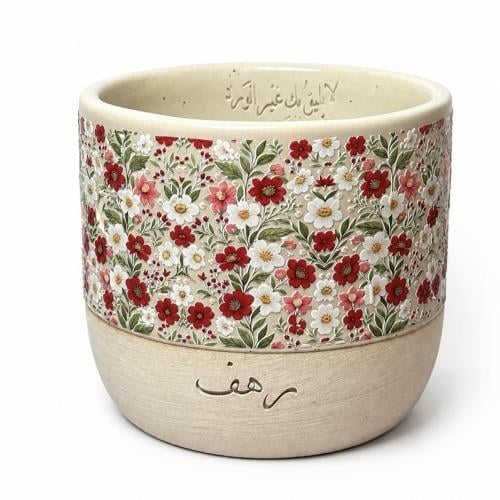 كوب الورد