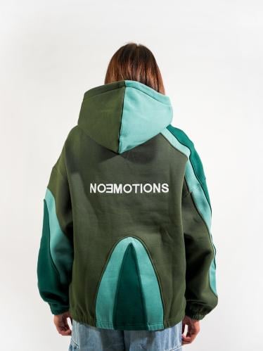 هودي شتوي ثقيل بألوان مميزة - تركواز