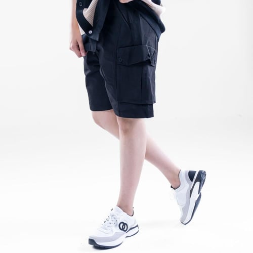 شورت كارجو أوفرسايز كارجو بجيوب جانبية كبيره خصر م...