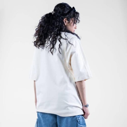 تيشيرت أوفر سايز كاجوال بألوان متعددة وكتابة امامي...