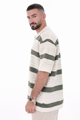 تيشيرت بولو كاجوال أنيق - سكري