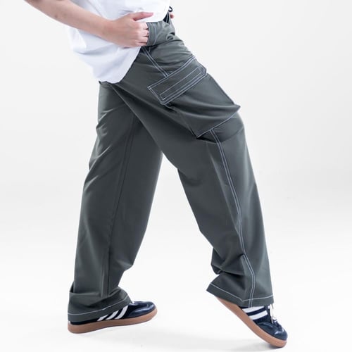 ترنج باراشوت كارجو اوفر سايز جيوب مربعة واسعه عملي...