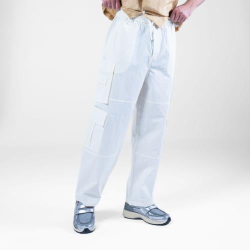 بنطلون أوفر سايز باراشوت بجيوب جانبيه وجيوب مربعه...