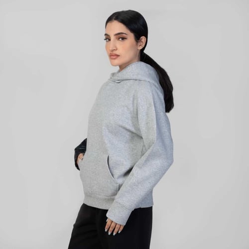 هودي سادة اوفر سايز انمي تطريز الكريم الايمن انمي...