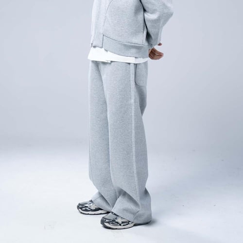 طقم رياضي أوفرسايز هودي بسحاب أمامي وقبعة - رمادي...