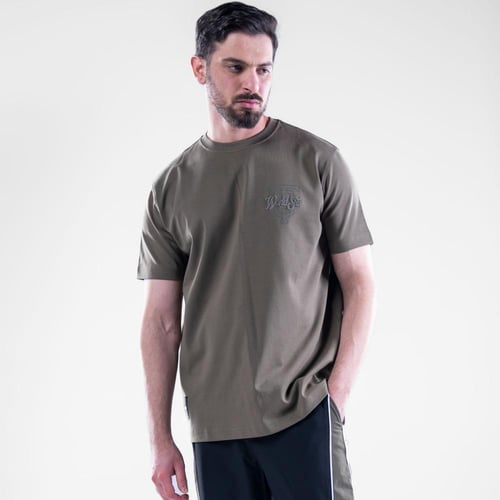 تيشيرت قطن تصميم راقى وتطريز امامى وخلف - زيتي