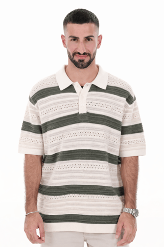 تيشيرت بولو كاجوال أنيق - سكري