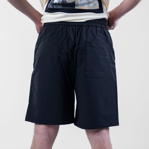 شورت كارجو خامة باراشوت من ماركة سواج - اسود