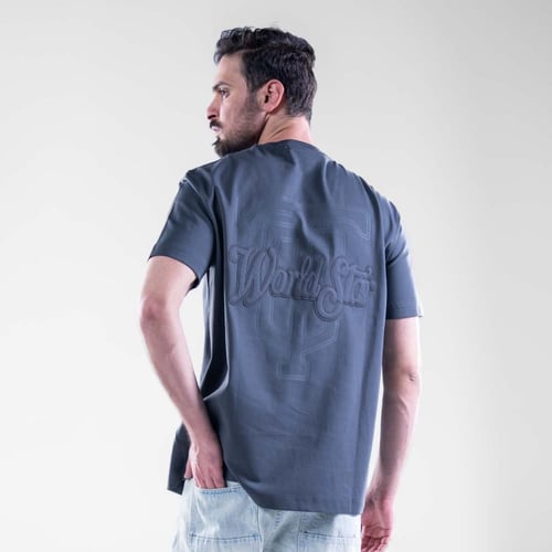 تيشيرت قطن تصميم راقى وتطريز امامى وخلفى - فيراني