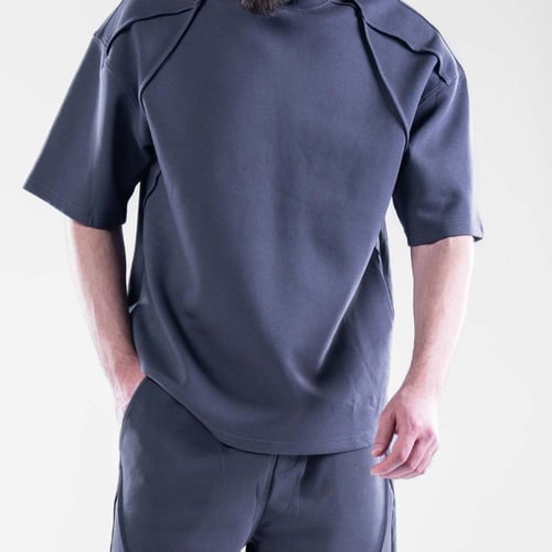 طقم شورت وتيشرت أوفرسايز بألوان مميزة عملى كاجوال...