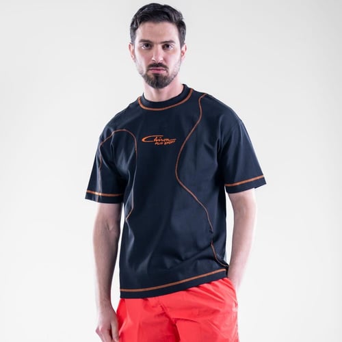 تيشيرت اوفرسايز خامه طبيه كاجوال بتصميم عصري - اسو...