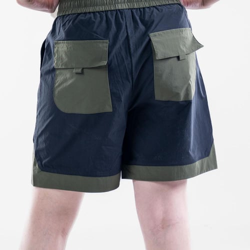 شورت ساده مصمم بلونين مختلفين - اسود