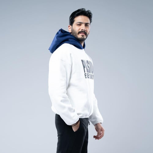 هودي أوفرسايز طباعة أمامية "Passion Everyday" وكاب...