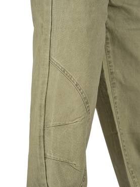 بنطلون دنيم أوفرسايز بخياطة منحنية وقصة مريحة – زي...