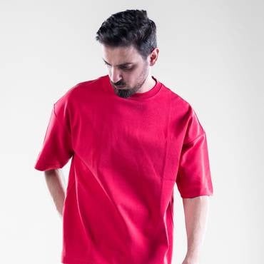 تيشيرت أوفرسايز سادة بخامة قطن مريحة وسعر مميز - ا...