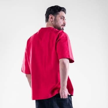 تيشيرت أوفرسايز سادة بخامة قطن مريحة وسعر مميز - ا...