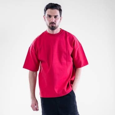 تيشيرت أوفرسايز سادة بخامة قطن مريحة وسعر مميز - ا...