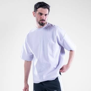 تيشيرت أوفرسايز سادة بخامة قطن مريحة وسعر مميز - ب...