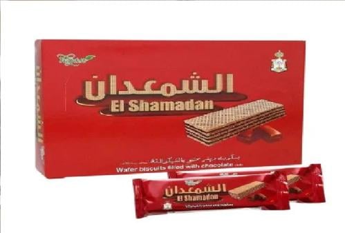علبة شمعدان احمر