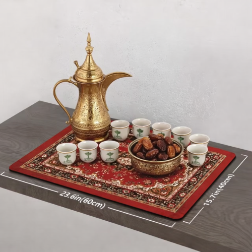 سجادة القهوة مستطيلة الشكل 15*23سم