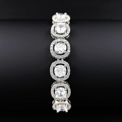 سوار فضي فاخر