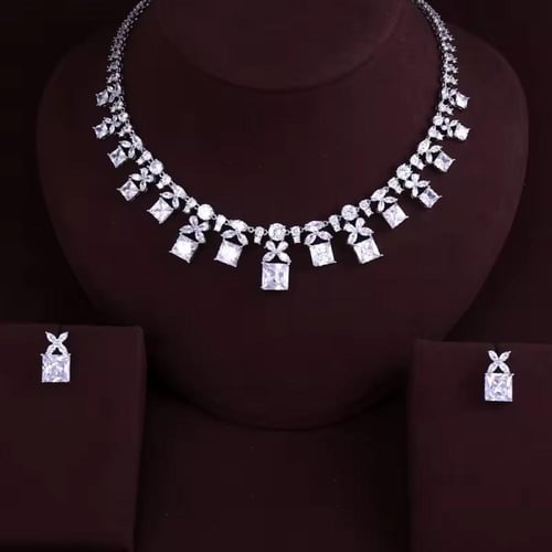 طقم زركون فاخر ملون