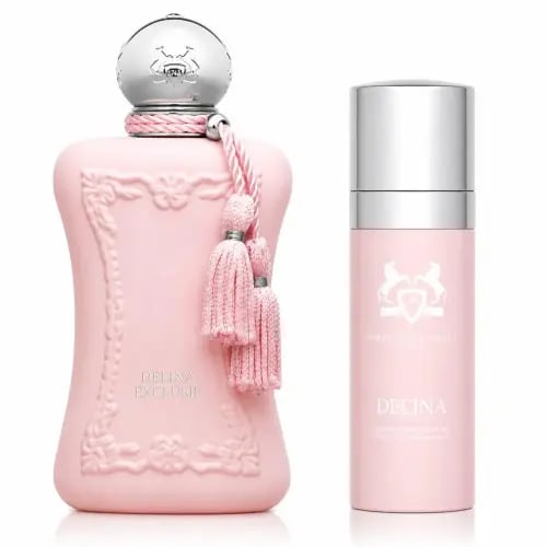 مجموعة عطور بارفيومز دي مارلي ديلينا - عطر إكسكلوزيف 75 مل وعطر شعر 75 مل