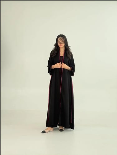 Abaya made of internet fabric