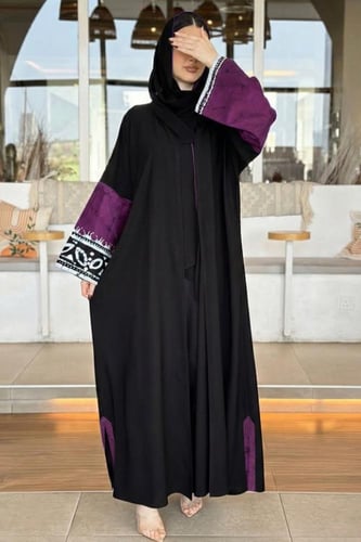 عباية لينن طبيعي | قطن هندي باتك