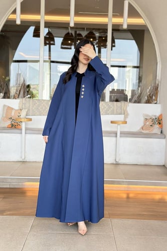 عباية كريب بليزر | ازرير ذهبي