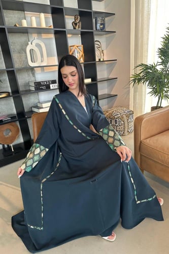 عباية كريب مغسول | قطن هندي