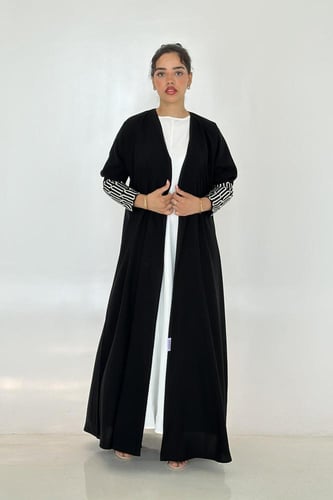 عباية كريب | أكمام تطريز