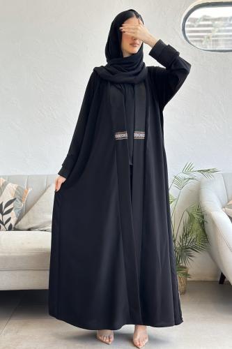 عباية كريب اسود | سدو