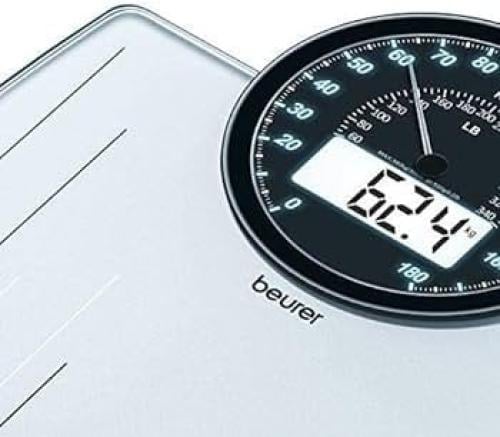 ميزان الكتروني بمؤشر ساعه ورقمي GS58 BEURER