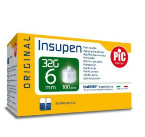 ابر قلم انسولين اوريجنال PiC INSUPEN 32G*6MM