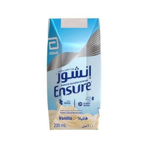 حليب إنشور مكمل غذائي ( Ensure 200ml ) الكرتون عبو...