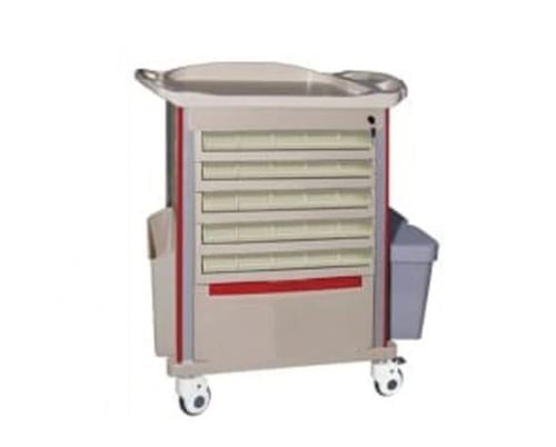 عربة توزيع - Medication Cart 50 Drawers
