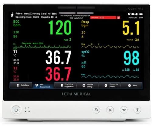 مونيتور V12بالذكاء الصناعي - متعدد الوظائف +CO2 +...