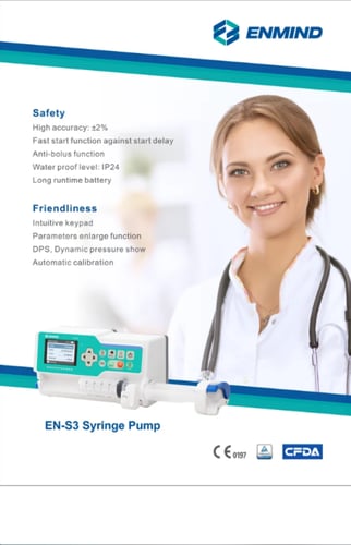 مضخة الحقن الطبية EN-S3 SYRINGE PUMP