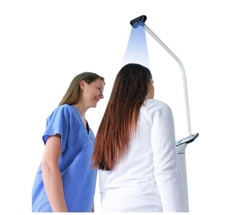 ميزان للوزن مع مقياس الطول امريكي 300 كجم DETECTO...